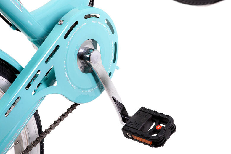 Smartway F3-LG4S2-A bicicletta elettrica Turchese Acciaio 50,8 cm (20") 22 kg Ioni di Litio