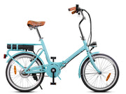 Smartway F3-LG4S2-A bicicletta elettrica Turchese Acciaio 50,8 cm (20") 22 kg Ioni di Litio