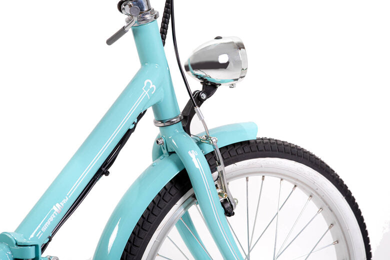 Smartway F3-LG4S2-A bicicletta elettrica Turchese Acciaio 50,8 cm (20") 22 kg Ioni di Litio