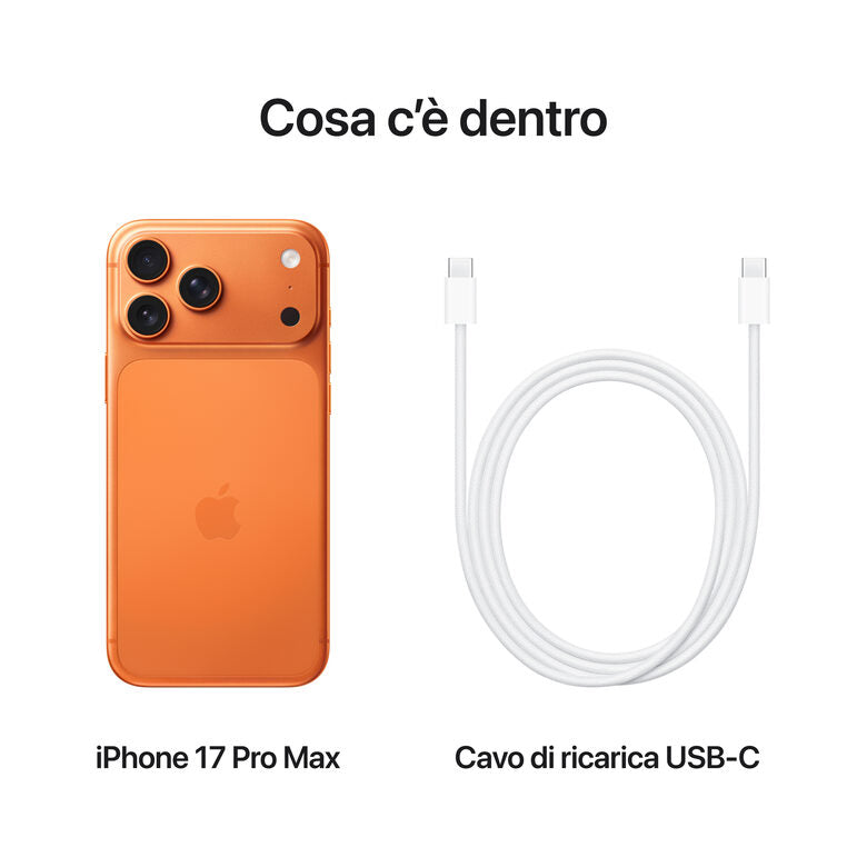 Apple iPhone 17 Pro Max 512GB Arancione Cosmico