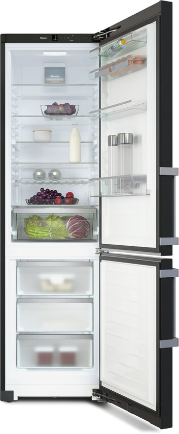 Miele 12430860 frigorifero con congelatore Libera installazione 371 L Nero Classe A