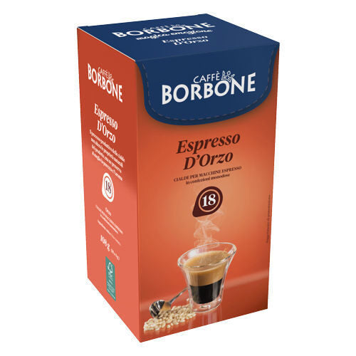 Caffè Borbone Miscela Miscela Orzo in cialde da 44mm compostabili, 18pz, compatibili con macchine con sistema Easy Serving Espresso