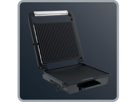 Rowenta GR242D Inicio Grill Adjust, Griglia Multifunzione per Carne e Verdura, 3 Livelli di Cottura, 2000 W, Ghisa