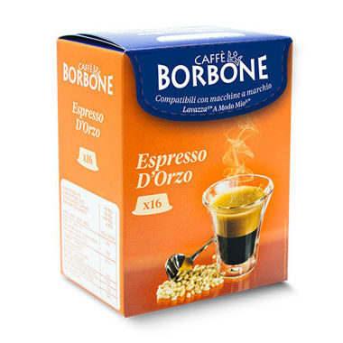 Caffe Borbone Capsule per Lavazza a modo mio Espresso D'Orzo Capsule caffè 16 pz