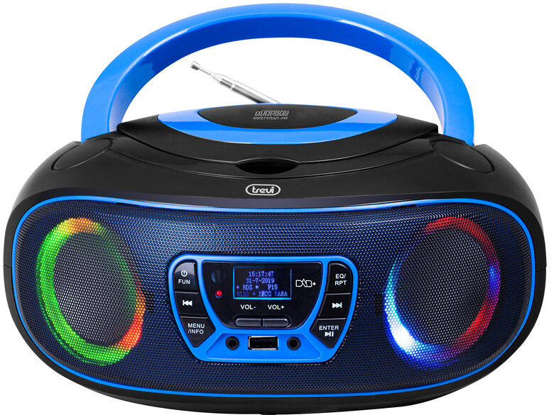 Trevi CMP 583 DAB Digitale 2 W Nero, Blu