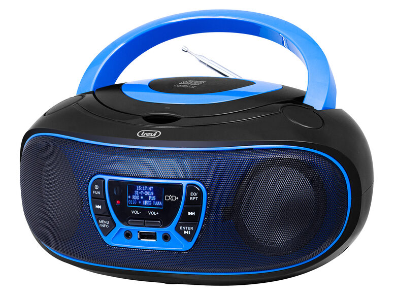 Trevi CMP 583 DAB Digitale 2 W Nero, Blu