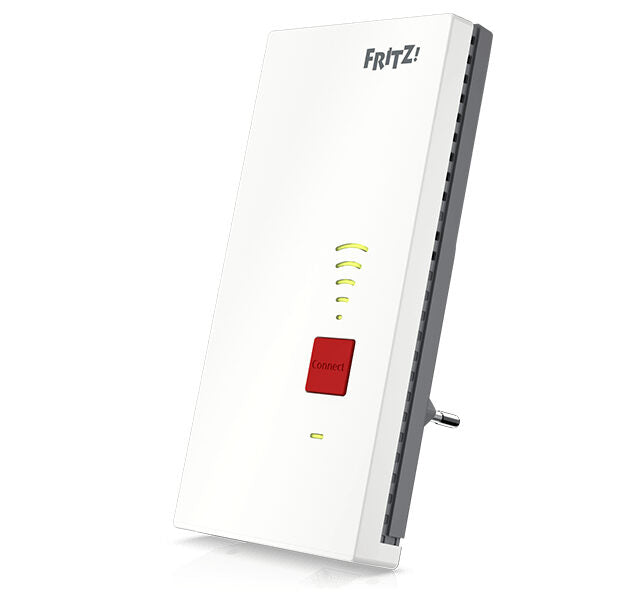 FRITZ! Repeater 2400 Ricevitore e trasmettitore di rete Grigio, Bianco 10, 100, 1000 Mbit/s