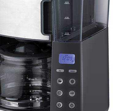 Russell Hobbs Grind and Brew Glass Carafe Automatica Macchina da caffè combi 1,25 L