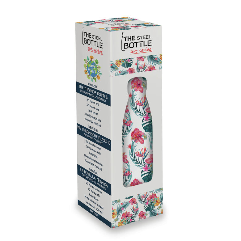 The Steel Bottle Art Series #6 - Exotic Flowers