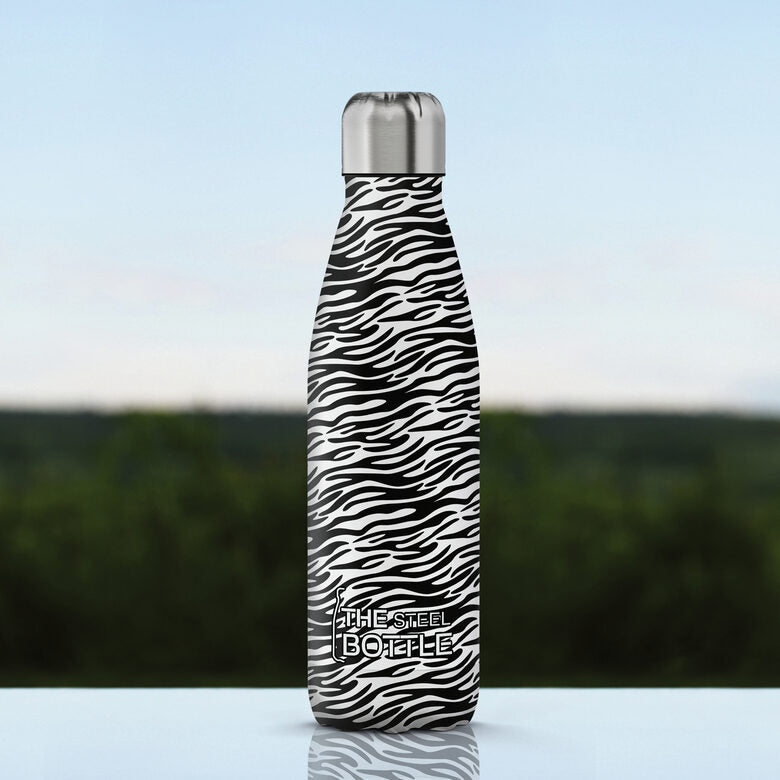 The Steel Bottle Art Series #4 - Zebra
