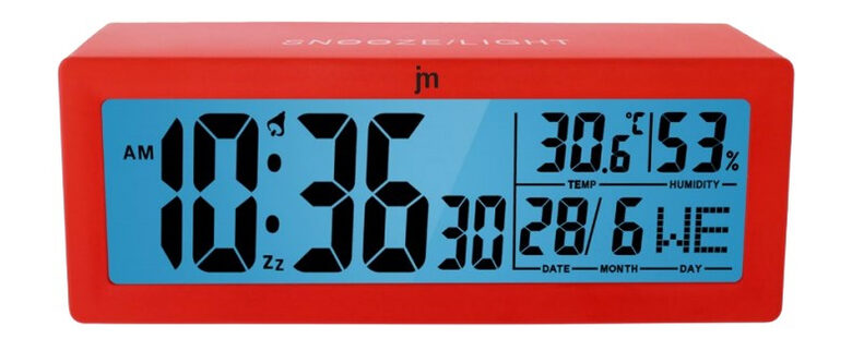 Lowell JD9034-CF Sveglia al quarzo Rosso