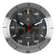 Lowell Justaminute 14965 orologio da parete Orologio da parete in quarzo Rotondo Nero, Grigio, Acciaio inossidabile