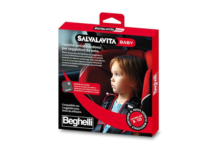 Beghelli Salvalavita BABY Dispositivo smart pad antiabbandono per seggiolini