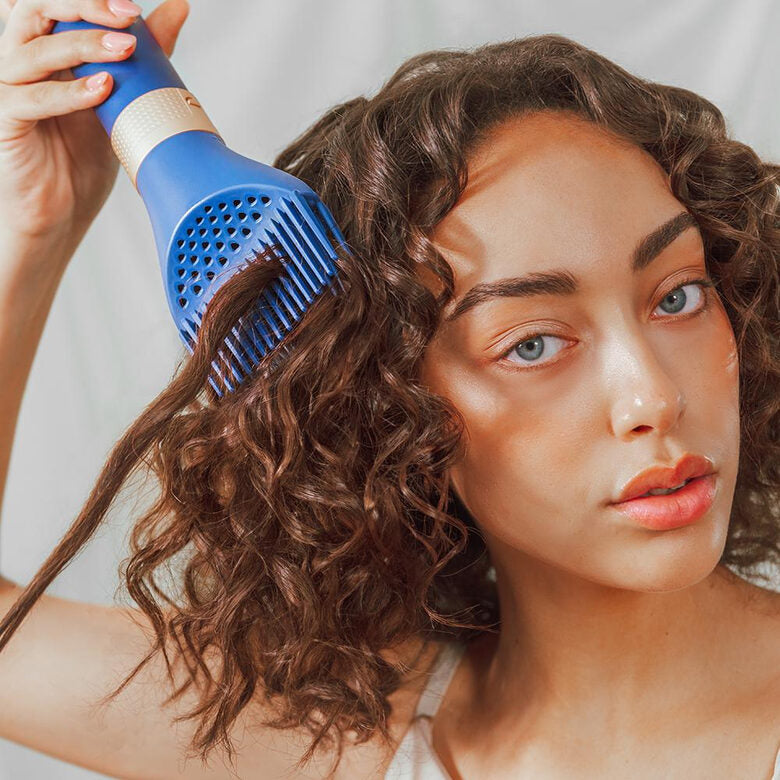 Cecotec Bamba CeramicCare 14in1 Asciugacapelli AirGlam Blue Multistyler Caldo Blu 1400 W