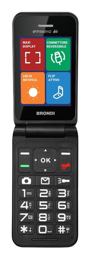 Brondi Cellulare Intrepid 4G Dark Blue
