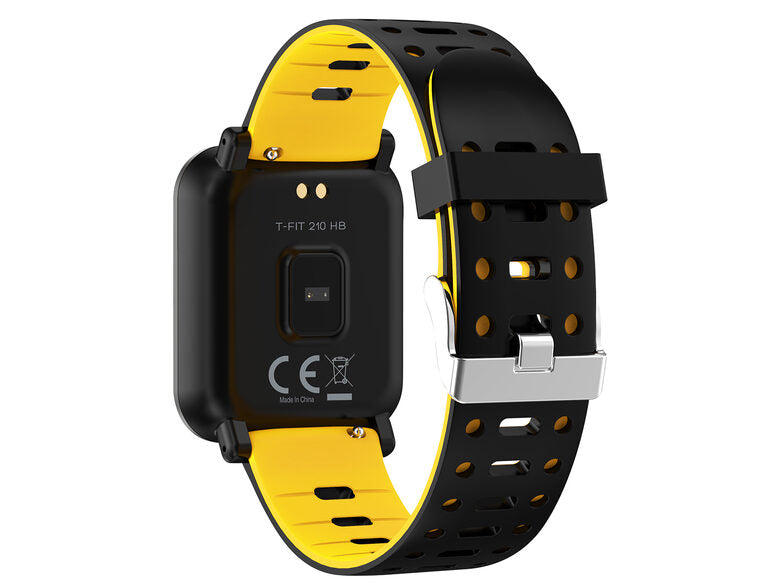 Trevi T-FIT 210 HB TFT Braccialetto per rilevamento di attività 3,3 cm (1.3") IP67 Giallo