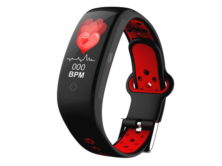 Trevi T-FIT 250 GPS LCD Braccialetto per rilevamento di attività 2,44 cm (0.96") IP68 Nero, Rosso