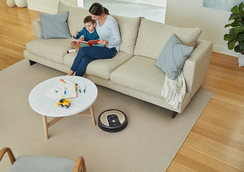 iRobot Roomba 976 Aspirapolvere Robot 0,6 L Senza sacchetto Beige, Nero, Marrone