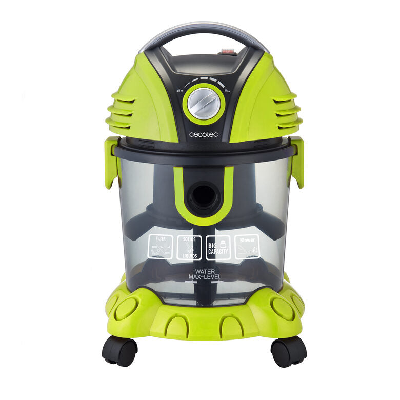 Cecotec Conga Wet&Dry 15 L Aspiratore a cilindro Secco e bagnato 1400 W Senza sacchetto