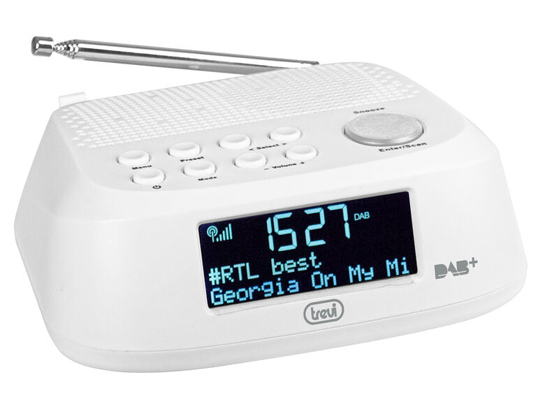 Trevi RC 80D4 DAB Orologio Digitale Bianco