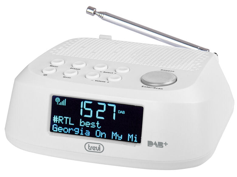 Trevi RC 80D4 DAB Orologio Digitale Bianco