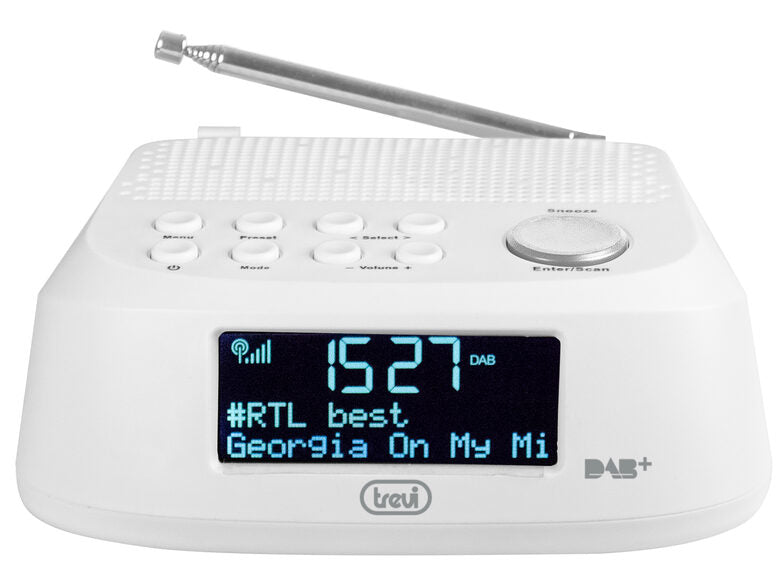 Trevi RC 80D4 DAB Orologio Digitale Bianco