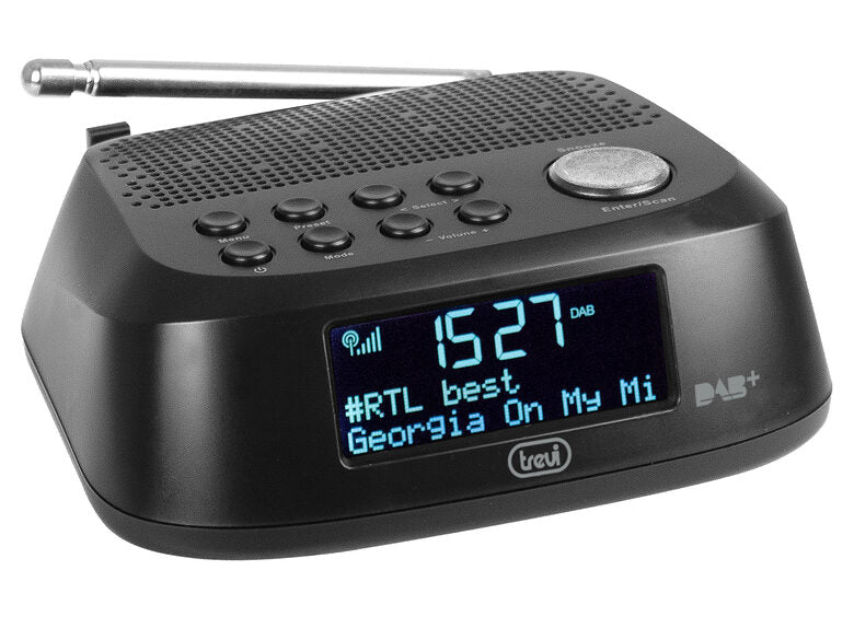Trevi RC 80D4 DAB Orologio Digitale Nero