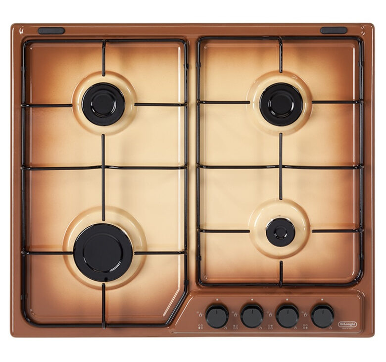 De’Longhi Piano Cottura FFT 46 ASV Marrone Da incasso 60 cm Gas 4 Fornello(i)