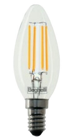 Beghelli Zaffiro LED Oliva Lampadina a risparmio energetico 5 W E14
