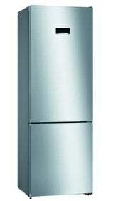 Bosch Serie 4 KGN49XLEA frigorifero con congelatore Libera installazione 438 L E Acciaio inossidabile