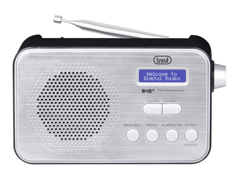 Trevi DAB 7F92 R Portatile Digitale Nero, Bianco