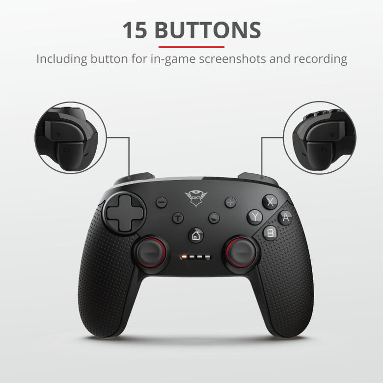 Trust GXT 1230 Muta Bluetooth Gamepad Nintendo Switch, PC