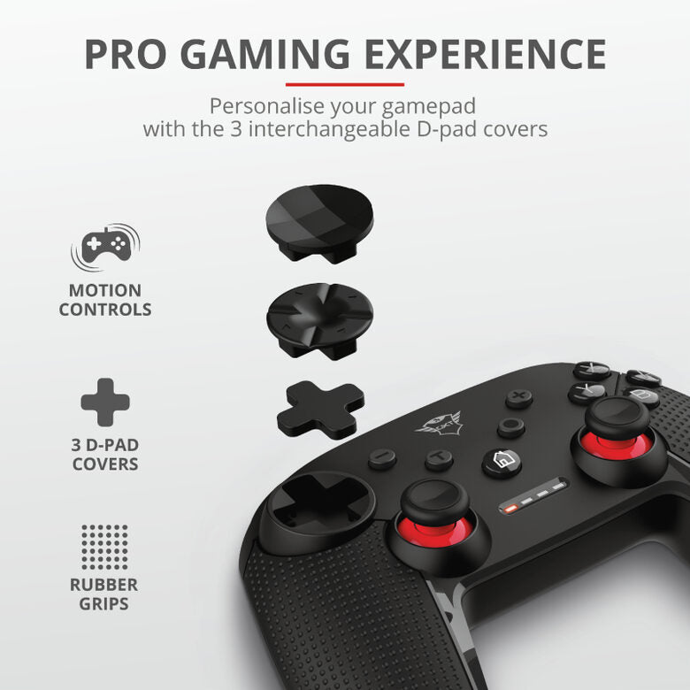 Trust GXT 1230 Muta Bluetooth Gamepad Nintendo Switch, PC