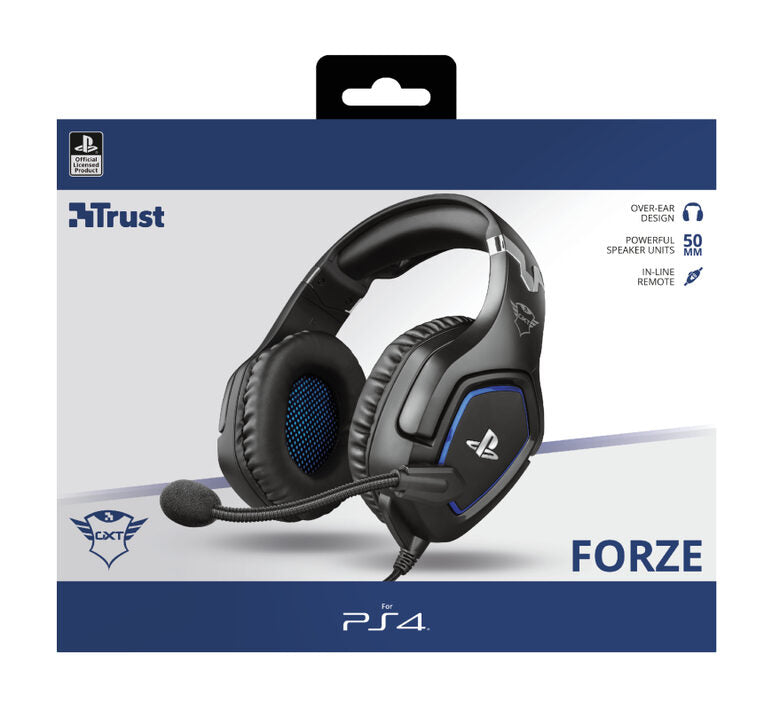 Trust GXT 488 Forze PS4 Auricolare Cablato A Padiglione Giocare Nero