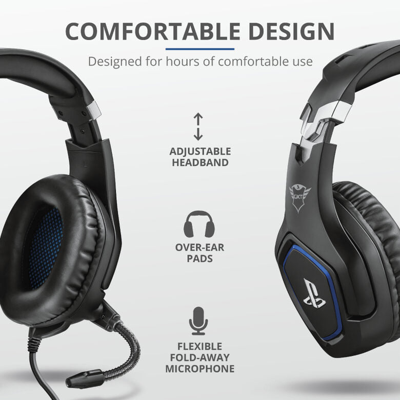 Trust GXT 488 Forze PS4 Auricolare Cablato A Padiglione Giocare Nero