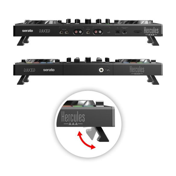 Hercules Inpulse 500 Mixer con controllo DVS (Digital Vinyl System) Nero