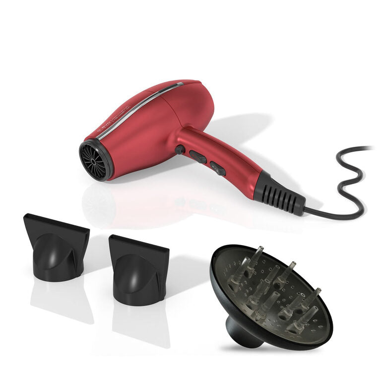 GA.MA G-Evo 3800 Ultra Light Halogen Ion Plus Phon Professionale 2000 W Rosso
