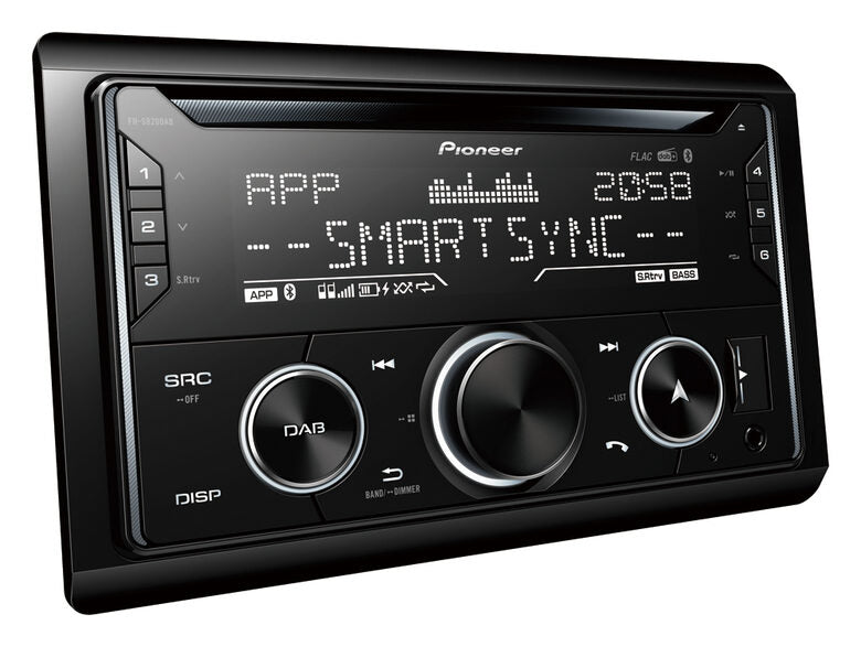 Pioneer FH-S820DAB Radio per auto Ricevitore multimediale Nero 200 W Bluetooth