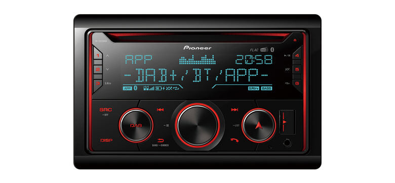 Pioneer FH-S820DAB Radio per auto Ricevitore multimediale Nero 200 W Bluetooth