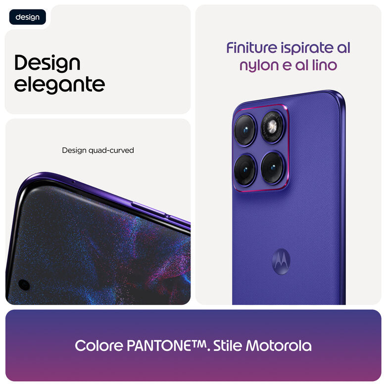 Motorola edge 70 fusion 17,2 cm (6.78") Doppia SIM Android 16.0 5G USB tipo-C 8 GB 256 GB 5200 mAh Viola