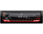 JVC KD-X172DB Ricevitore multimediale per auto Nero, Rosso 350 W