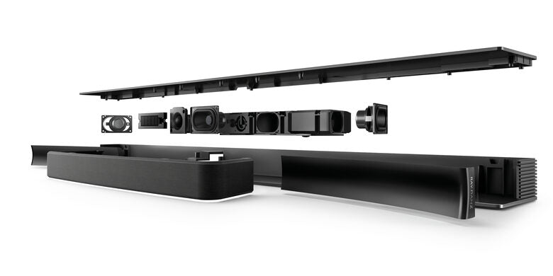 TCL Soundbar TS9030 Dolby Atmos 3.1 con subwoofer wireless per TV compatibile con Google Assistant & Apple Airplay (tecnologia RayDanz, Chromecast integrato, HDMI ARC, kit montaggio a parete