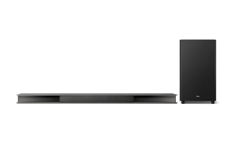 TCL Soundbar TS9030 Dolby Atmos 3.1 con subwoofer wireless per TV compatibile con Google Assistant & Apple Airplay (tecnologia RayDanz, Chromecast integrato, HDMI ARC, kit montaggio a parete