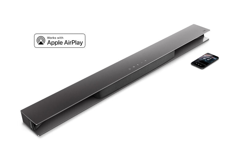 TCL Soundbar TS9030 Dolby Atmos 3.1 con subwoofer wireless per TV compatibile con Google Assistant & Apple Airplay (tecnologia RayDanz, Chromecast integrato, HDMI ARC, kit montaggio a parete