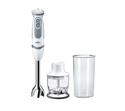 Braun MultiQuick 9 MultiQuick 5 Vario MQ 5220 WH 0,6 L Frullatore ad immersione 1000 W Grigio, Acciaio inossidabile, Bianco