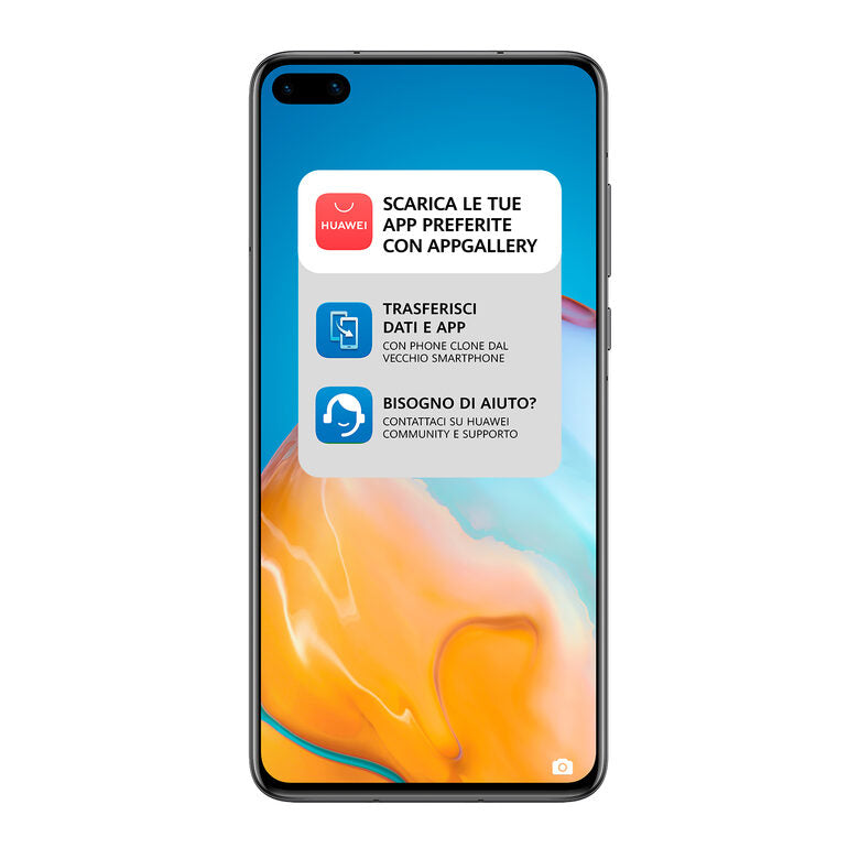 Huawei P40 15,5 cm (6.1") Dual SIM ibrida Android 10.0 Huawei Mobile Services (HMS) 5G USB tipo-C 8 GB 128 GB 3800 mAh Nero