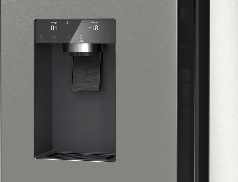Bosch KFI96APEA Serie 6 Frigorifero Side By Side Da Libera Installazione, No Frost, Tecnologia Multi-Airflow, Classe E, Acciaio Anti-impronta