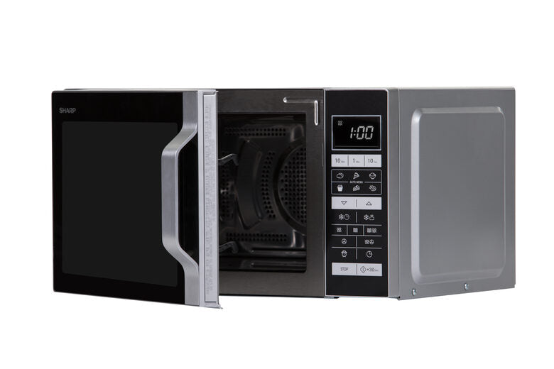 Sharp Home Appliances R860S forno a microonde Superficie piana Microonde combinato 25 L 900 W Argento