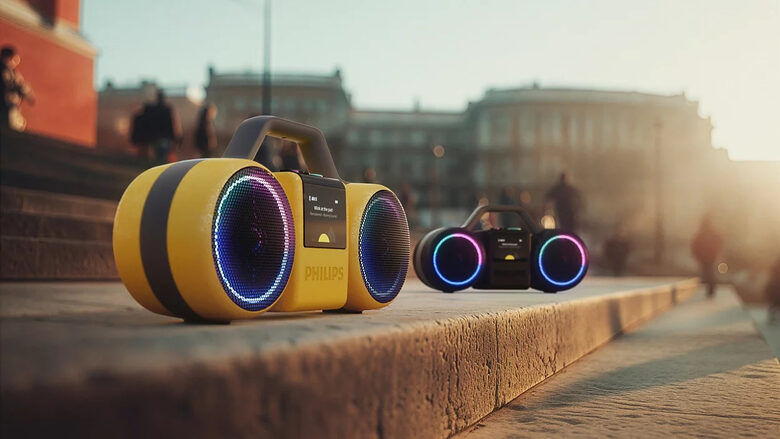 Philips The Roller Altoparlante portatile stereo Nero 60 W