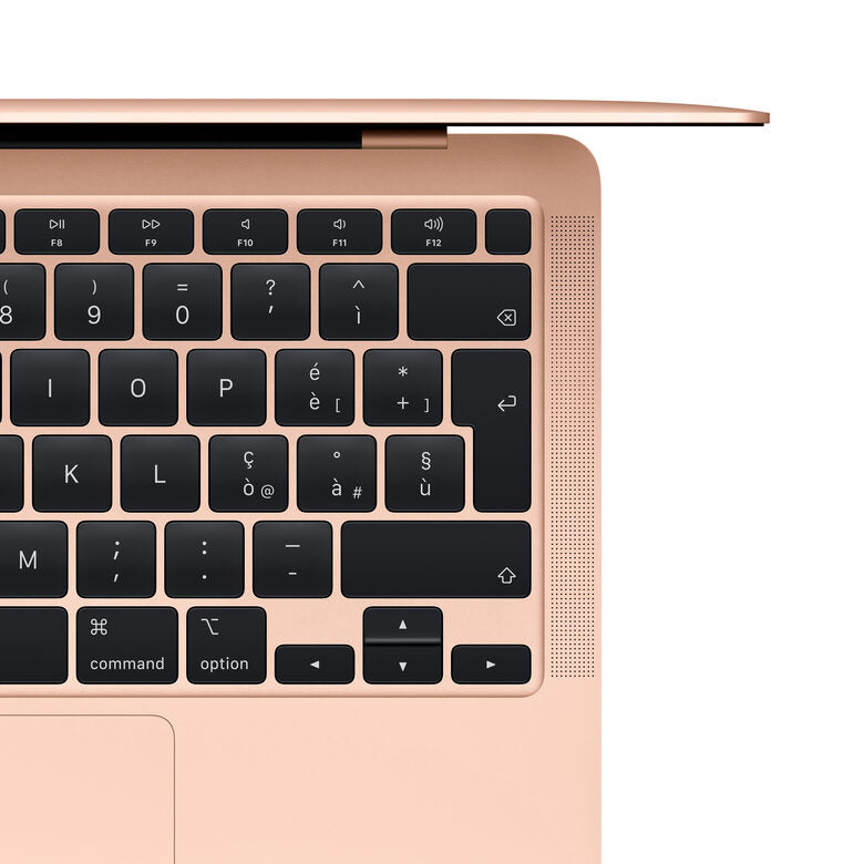 Apple MacBook Air 13" (Intel Core i3 quad-core di decima gen. a 1.1GHz, 256GB SSD, 8GB RAM) - Oro (2020)